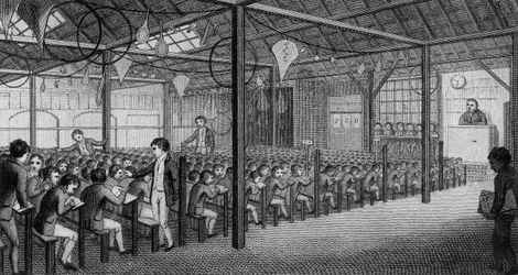 La Real Escuela Libre, publicada por W. Robbin, c.1805